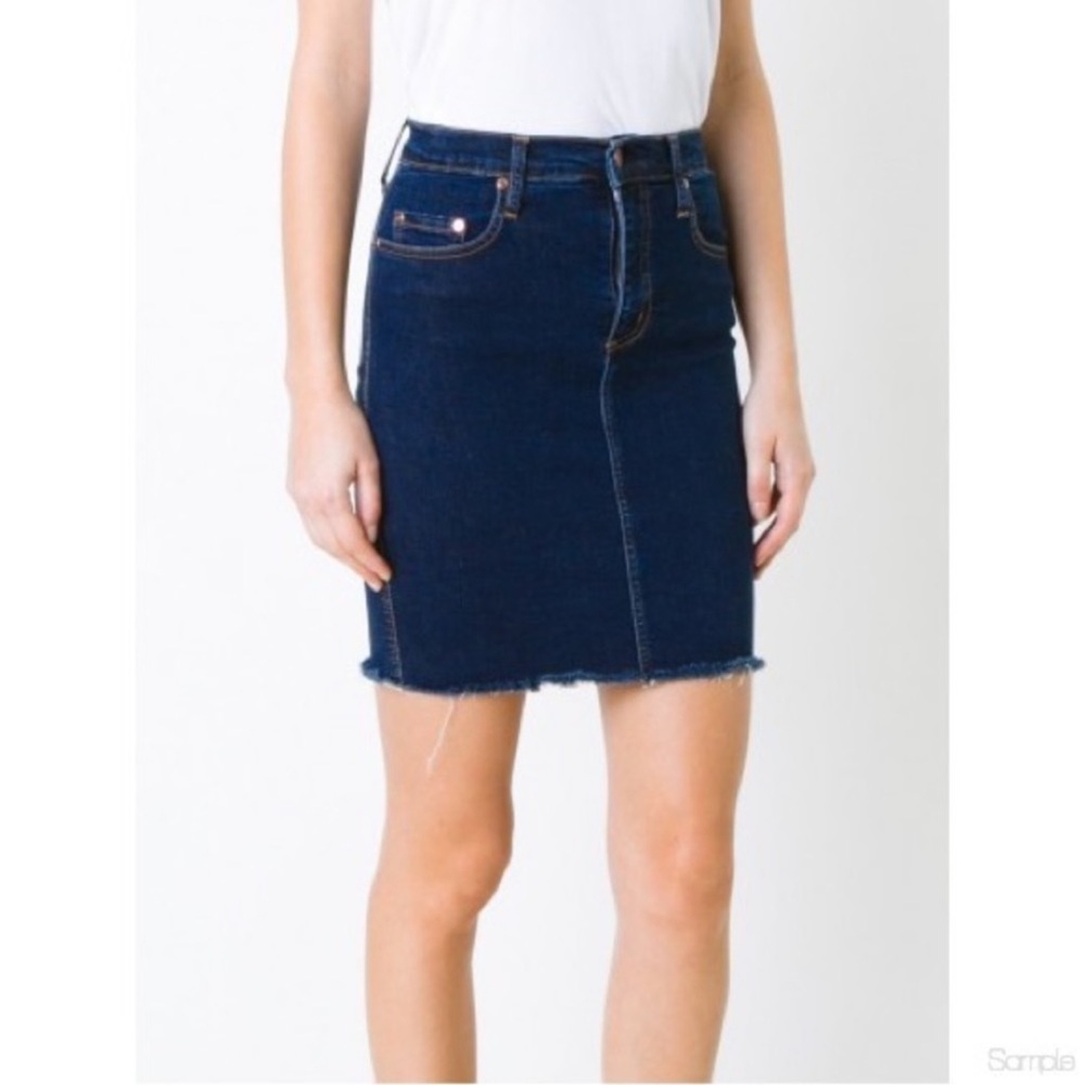 REVOLVE Nobody high rise denim skirt